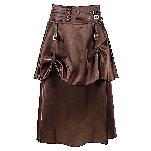 

women's black lace victoria gothic long maxi skirt for party