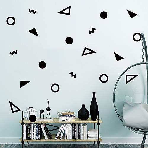 

14 Colors Nordic Style Geometry Art Wall Sticker For House Decoration Living Room Bedroom Decor Art Decals Mural Vinyl Wall Stickers 2821cm