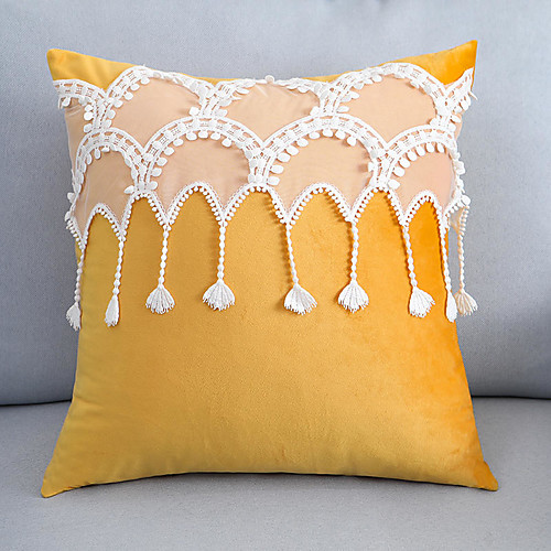 

Velvet Princess Style Pillow Case Small Fresh Nordic Pillow Case