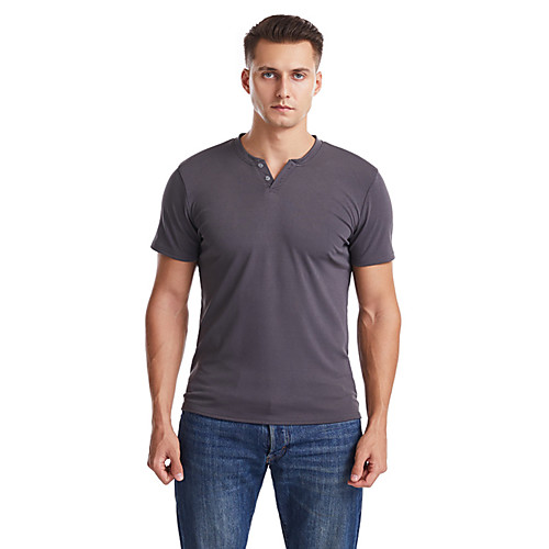 

Men's T shirt Hiking Tee shirt Outdoor Lightweight Windproof Breathable Quick Dry Sweatshirt Top Fishing Climbing Camping / Hiking / Caving Gray-button long sleeves Gray-zipper long sleeves