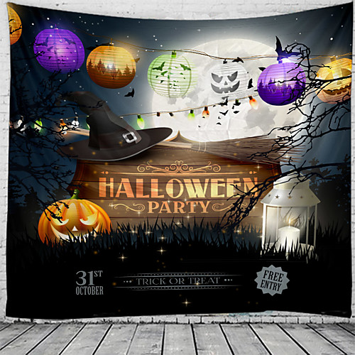 

Classic Theme / Halloween Wall Decor 100% Polyester Classic / Psychedelic Wall Art, 150100 cm Decoration