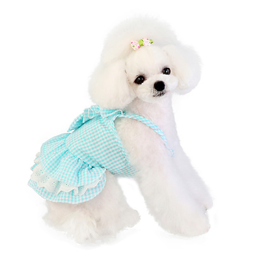 

Dog Dress Puppy Clothes Stripes Bowknot Fashion Casual / Daily Dog Clothes Puppy Clothes Dog Outfits Blue Pink Costume for Girl and Boy Dog Terylene XS S M L XL XXL