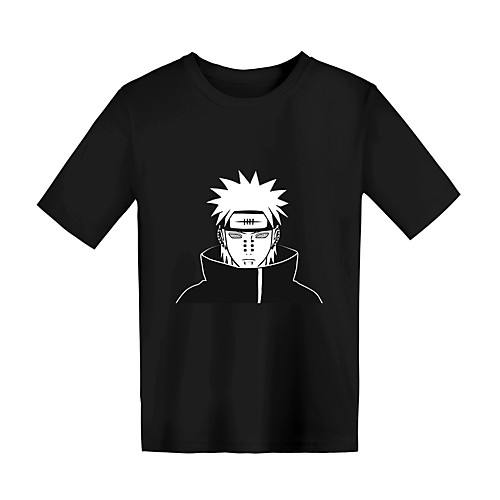 

Inspired by Naruto Cosplay Akatsuki Pain T-shirt Terylene Print Printing T-shirt For Boys'