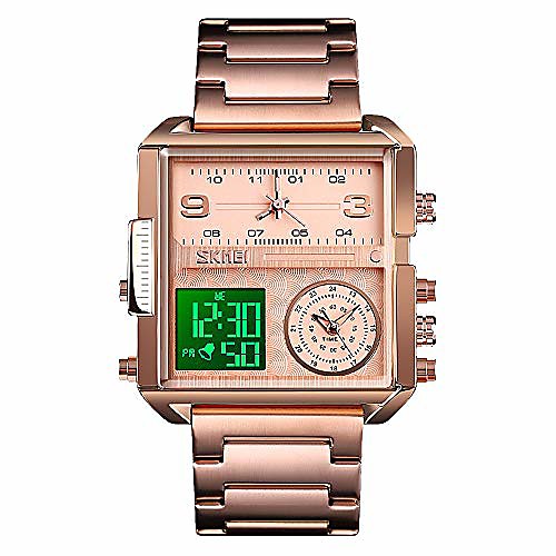 

men digital watch, waterproof military wrist watch for men, analogue quartz watch with luminous chronograph alarm