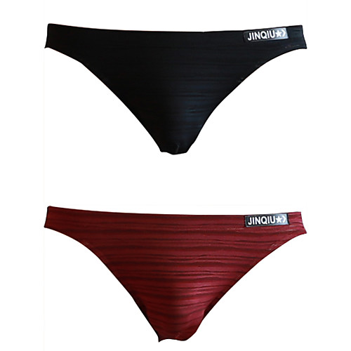 

Men's 2 Piece Basic Briefs Underwear - Normal Low Waist Multi color M L XL
