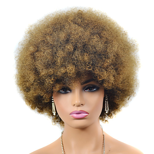 

Synthetic Wig black Afro Short Bob Wig Short Black Synthetic Hair Women's For Black Women Black