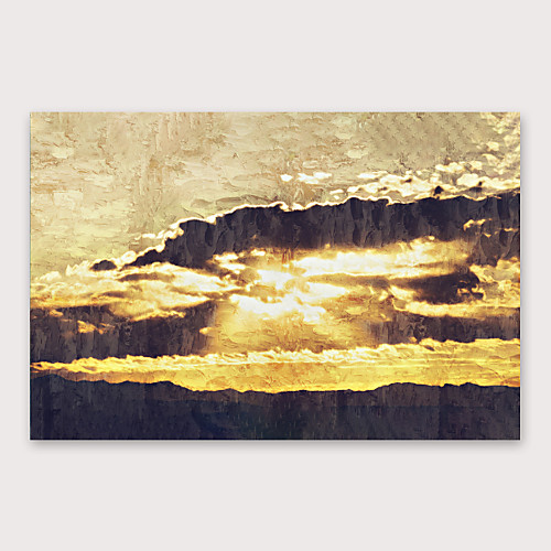 

Oil Painting Hand Painted Horizontal Abstract Landscape Modern Stretched Canvas