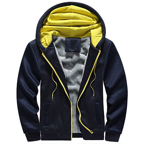 

Men's Hoodie Sweatshirt Solid Color Hooded Daily Casual Hoodies Sweatshirts Long Sleeve Black Blue Gray