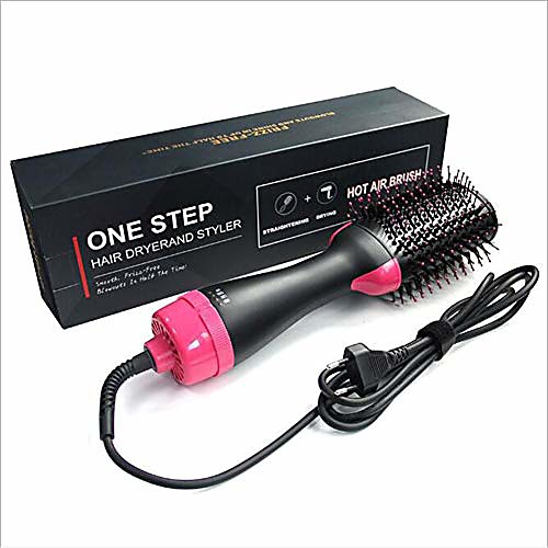 

hot air brush, multi-function negative ion hair dryer, hair dryer comb roll straight dual-purpose hot air comb, three-speed adjustable hair comb