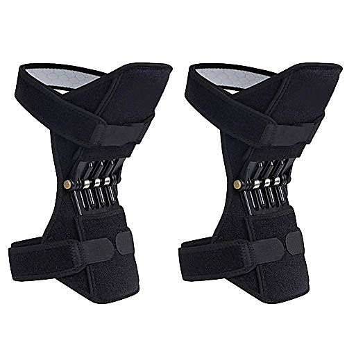 

breathable joint support knee pads recovery brace - non-slip pain relief knee lift leg band - protective sports knee stabilizer pads rebound spring force knee power enhancer booster