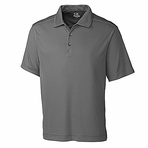 

men's big and tall big & tall 50 upf northgate polo shirt, elemental grey, 3xlt
