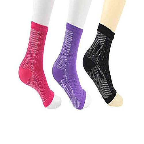 

3 pairs compression running socks for men women plantar fasciitis