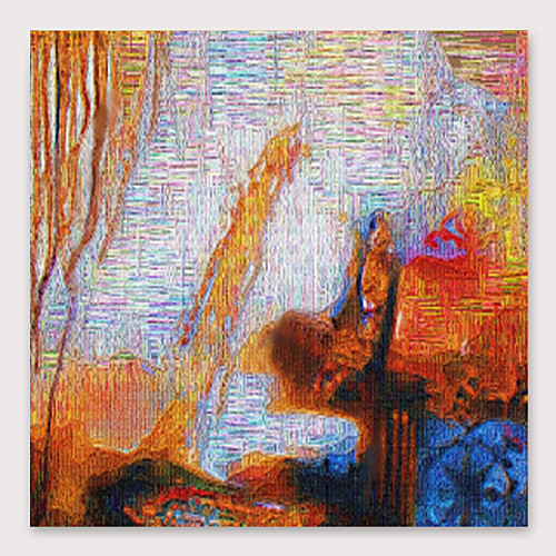 

Oil Painting Hand Painted Square Abstract Modern Stretched Canvas