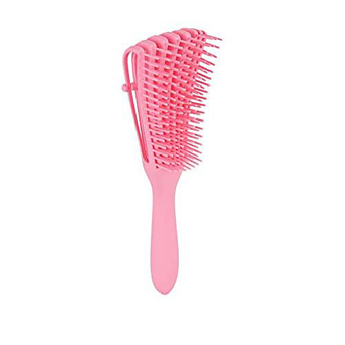

detangling brush for natural hair detangle comb hair detangler for afro american 4b/4c curly hair thick hair and fine hair,detangle easily with wet/dry (pink)
