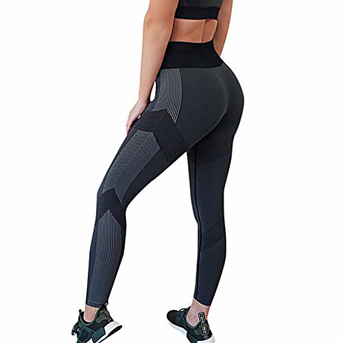 

leggings running yoga pants women fashion solid high waist long pants black