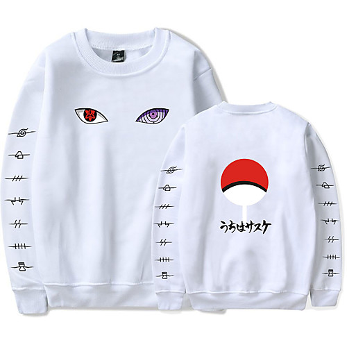 

Inspired by Naruto Cosplay Akatsuki Uchiha Itachi Hoodie Polyester / Cotton Blend Print Printing Hoodie For Women's / Men's