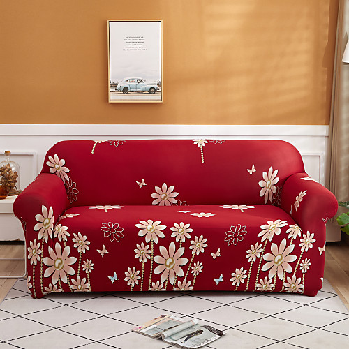 

1-Piece Sofa Cover Couch Cover Furniture Protector Soft Stretch Sofa Slipcover Spandex Jacquard Fabric Super Fit for 1~4 Cushion Couch and L Shape Sofa,Easy to Install