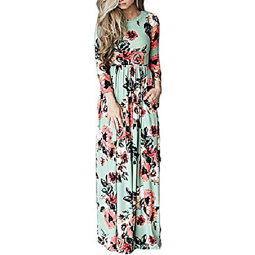 

womens short sleeve vintage floral print t-shirt maxi dress size l short black