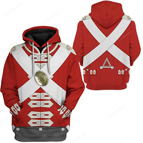 

Inspired by Cosplay Army Cosplay Costume Hoodie Terylene Graphic Printing Hoodie For Women's / Men's