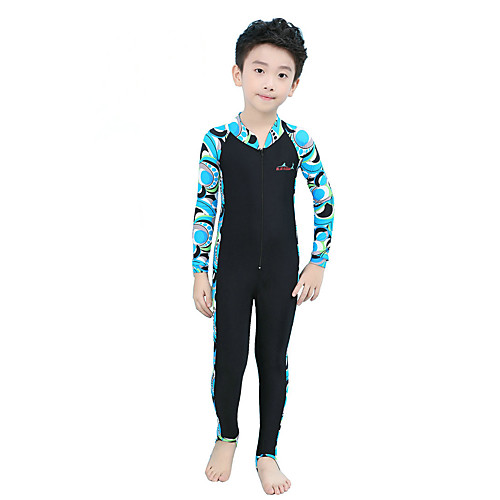 

Bluedive Boys' Girls' Rash Guard Dive Skin Suit Diving Suit Breathable Quick Dry Long Sleeve Front Zip - Swimming Surfing Water Sports Painting Spring & Fall Summer / Stretchy / Kid's