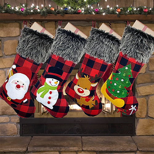 

Christmas Stocking Gift Bag Christmas Ornaments Christmas Stocking Set Christmas Pendant Gift Bag
