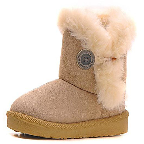 

toddler girls winter boots, cute warm pom pom side flower dress snow booties,black,1942 cn26