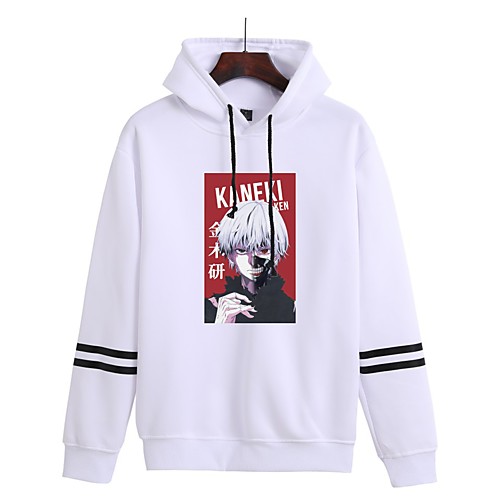 

Inspired by Tokyo Ghoul Kaneki Ken Hoodie Polyester / Cotton Blend Graphic Prints Printing Hoodie For Women's / Men's