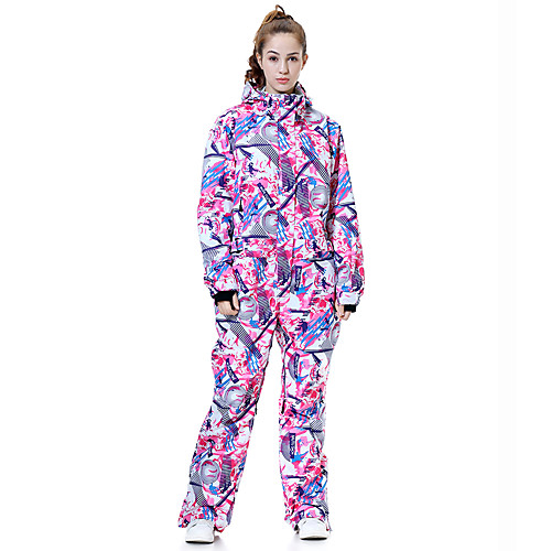 

MUTUSNOW Women's Ski Suit Skiing Hiking Camping Waterproof Windproof Warm POLY Clothing Suit Ski Wear / Winter