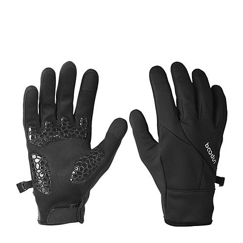 

Winter Bike Gloves / Cycling Gloves Touch Gloves Windproof Breathable Warm Wearable Full Finger Gloves Sports Gloves Black Pink Green for Adults' Cycling / Bike Activity & Sports Gloves