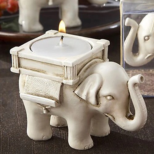 

The Elephant Menorah Candle Holder
