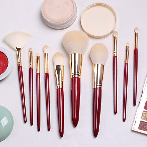 

Professional Makeup Brushes 10pcs Professional Comfy Wooden / Bamboo for Makeup Brush Set