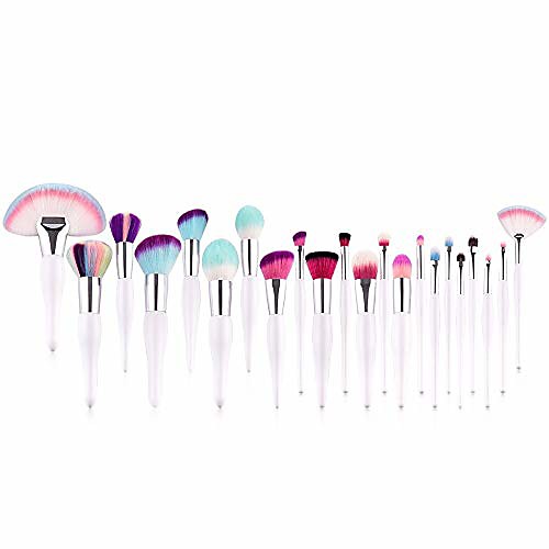 

new design 22pcs wood handle makeup brushes set multicolor foundation powder fan blush kwasten brush beauty make up brushes