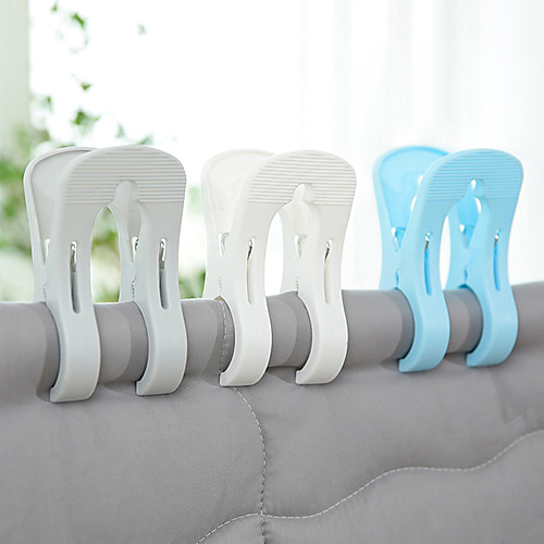 

5Pcs Large Cloth Clip Coat Quilt Clothespin Quilt Windproof Plus Large Clips Bright Colour Plastic Sturdy Clip