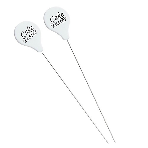

2 Pcs Stainless Steel Cake Tester Reusable Metal Cake Probe Cake Testing Needle