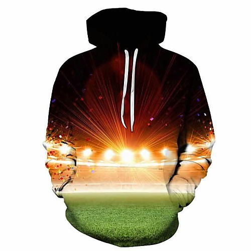 

Inspired by Cosplay Lights Cosplay Costume Hoodie Plush Fabric 3D Printing Hoodie For Women's / Men's