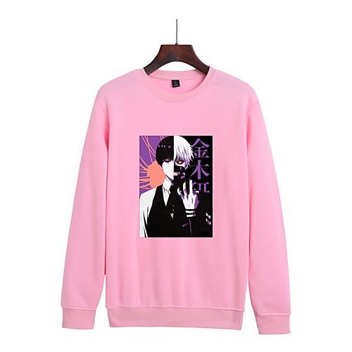 

Inspired by Tokyo Ghoul Kaneki Ken Hoodie Polyester / Cotton Blend Graphic Prints Printing Hoodie For Women's / Men's