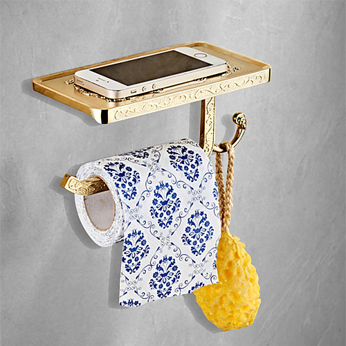 

Toilet Paper Holder Premium Design / Cool Antique Metal 1pc Wall Mounted