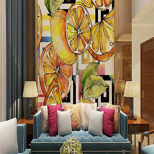 

Floral Pattern Landscape Home Decoration Classic Modern Wall Covering, Canvas Material Adhesive required Wallpaper Mural Wall Cloth, Room Wallcovering