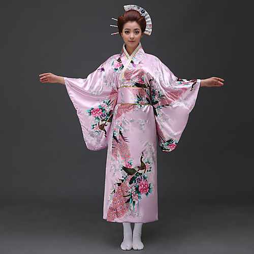 

Geisha Adults' Women's Kimonos Japanese Traditional Kimono Obi Belt For Party Faux Silk Graphic Halloween Carnival Masquerade Bow Kimono Coat Sash / Ribbon