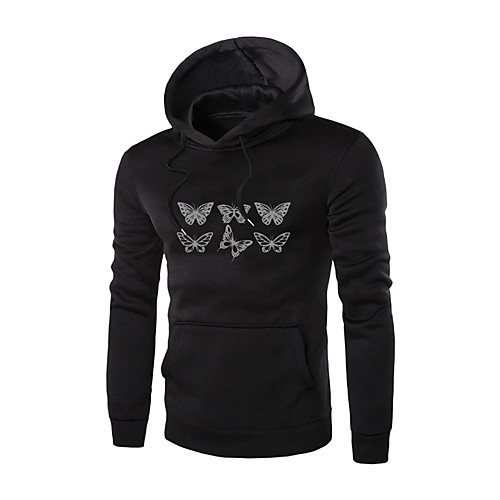 

Men's Pullover Hoodie Sweatshirt Graphic Basic Hoodies Sweatshirts Black Wine Light gray