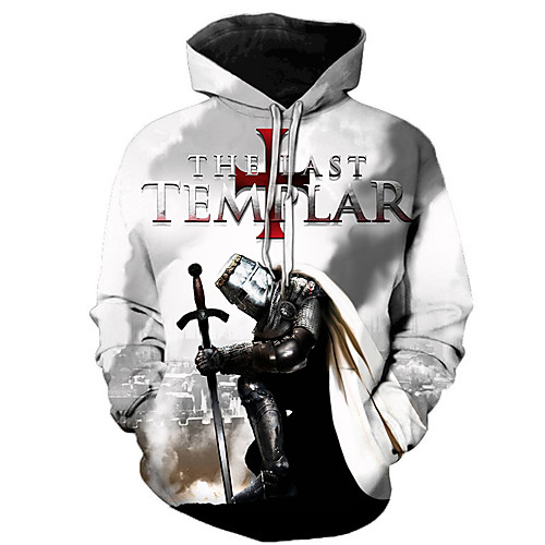 

Inspired by The Last Templar Knights Templar Cosplay Costume Hoodie Terylene Graphic Printing Hoodie For Women's / Men's