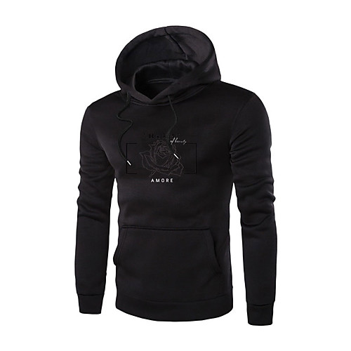 

Men's Pullover Hoodie Sweatshirt Graphic Hooded Basic Hoodies Sweatshirts Long Sleeve Black Wine Light gray