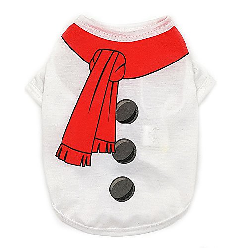 

christmas party knitted dress for dog sweater christmas theme snowman pet shirt