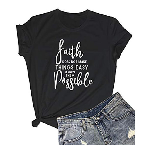 

women's casual tees graphic cute tops t shirts gifts for girls black x-large