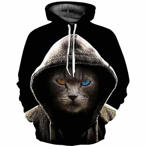 

Inspired by Animal Cat Lion Dog Cosplay Costume Hoodie Plush Fabric 3D Printing Hoodie For Women's / Men's