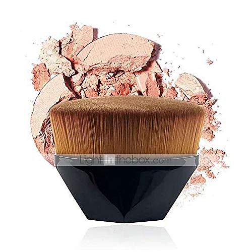 

Foundation Makeup Brush Kabuki Face Blush Liquid Powder Flat Top Brush for Blending Liquid Cream Powder Cosmetics with Bonus Protective Case
