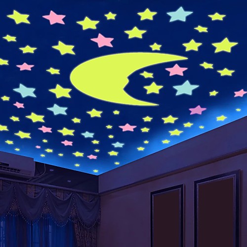 

Luminous Wall Stickers Kids Room & kindergarten, Removable Plastic Home Decoration Wall Decal