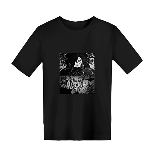 

Inspired by Naruto Cosplay Akatsuki Uchiha T-shirt Terylene Print Printing T-shirt For Boys'