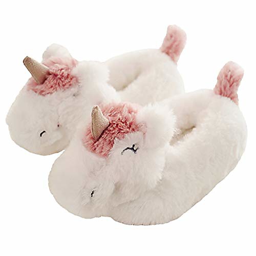 

kid's cozy fleece memory foam house trick or treat halloween slippers (7 m us toddler, the happy bunny)