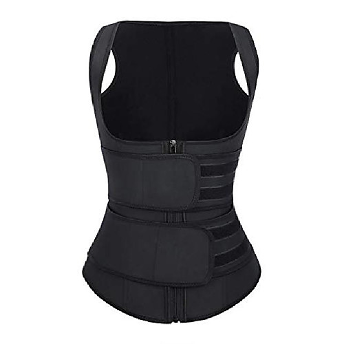 

women's waist trainer vest steel boned bodyshaper underbust corset